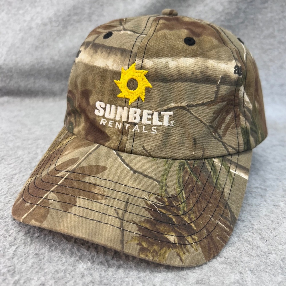 Sunbelt Rentals Mens Camo Hat Adjustable Strap OSFM